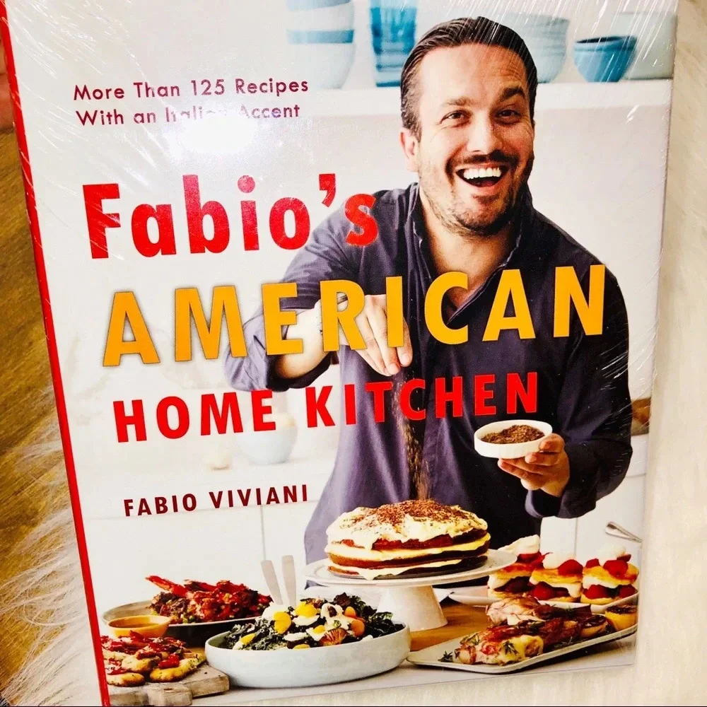 Fabio’s American home kitchen new sealed cookbook